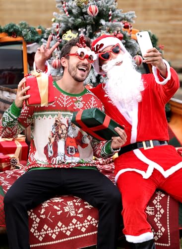Men'S Ugly Christmas Funny Sweatshirt Loose Fit Adult Xmas 3D Print Sweater For Holiday (S-3Xl) - Image 2