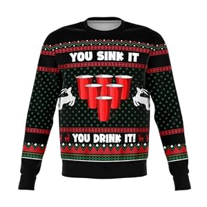 'You Sink It You Drink It' Christmas Jumper