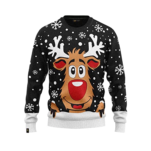 Jap Christmas - Ugly Funny Christmas Sweater For Men And Women - Rudolph The Reindeer