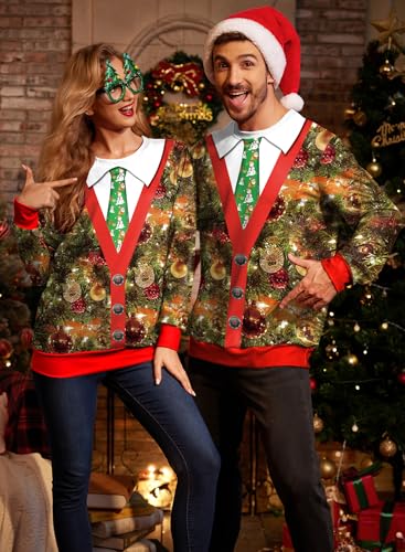 Arvilhill Unisex Funny Sweatshirt 3D Graphic Long Sleeve Christmas Animal Pullover (S-3Xl) 3 Arvilhill Unisex Funny Sweatshirt 3D Graphic Long Sleeve Christmas Animal Pullover (S-3Xl) - Image 3