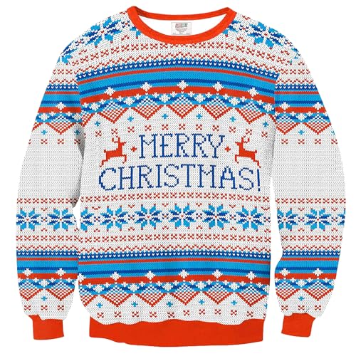 Men'S Ugly Christmas Funny Graphic Long Sleeve Unisex Sweatshirt (S-3Xl)