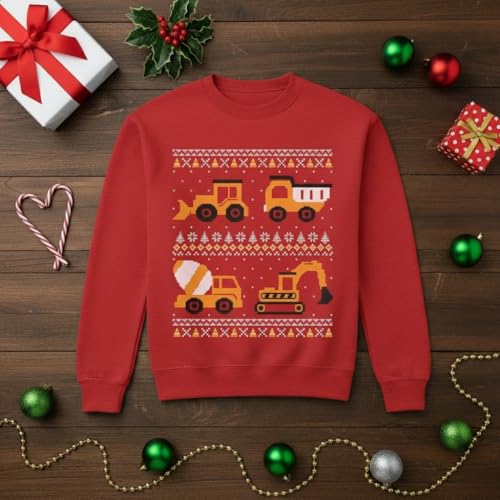 Tstars Dabbing Santa Kids Christmas Sweatshirt Boy Youth Ugly Holiday | Soft Fleece Dabbing Santa Sweatshirt; Great For Christmas, Ugly Sweater Party, Boys Youth Holiday Xmas Gift - Image 6