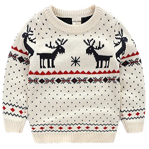 Redodeco Childrens Cotton Christmas Ugly Sweater Pullover Outfit Jumper For Christmas Party Photograph Best Gift