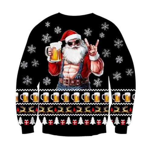 Unicomidea Ugly Christmas Sweater Men Long Sleeve Women Xmas Sweatershirt Pullover 4 Unicomidea Ugly Christmas Sweater Men Long Sleeve Women Xmas Sweatershirt Pullover