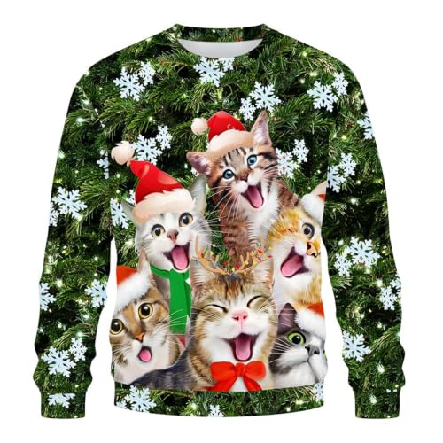 Ugly Christmas Sweatshirt Men Women,Christmas Outfit Men