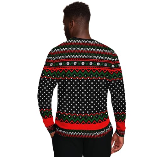 I Deliver All Year Long Christmas Sweatshirt | Unisex Ugly Christmas Sweater, Xmas Sweater, Funny Holiday Sweater, Funny Party Shirt L Green - Image 4