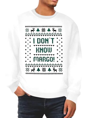Fayaleq Valentines Sweatshirt, Couples Matching Tops Funny Todd And Margo Graphic Sweater Husband And Wife Pullovers