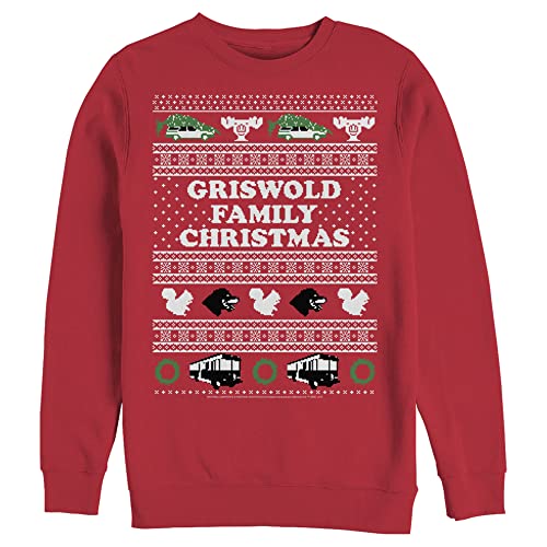 Fifth Sun Men’S National Lampoon’S Christmas Vacation Griswold Family Christmas Ugly Sweater Mens Pullover