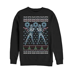 Star Wars Men'S Ugly Christmas Candy Stormtrooper Sweatshirt - Black - 2X Large 7 Star Wars Men’S Ugly Christmas Candy Stormtrooper Sweatshirt