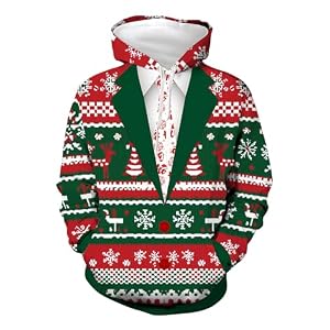 Ugly Christmas Sweatshirt Funny Muscle Christmas Hoodie 3D Printed Santa Claus Pullover Novelty Holiday Sweater 6 Ugly Christmas Sweatshirt Funny Muscle Christmas Hoodie 3D Printed Santa Claus Pullover Novelty Holiday Sweater