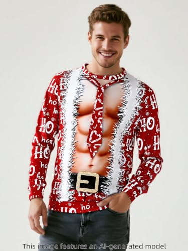 Funny World Mens Ugly Christmas Sweatshirt Funny Xmassweater 5 Funny World Mens Ugly Christmas Sweatshirt Funny Xmassweater