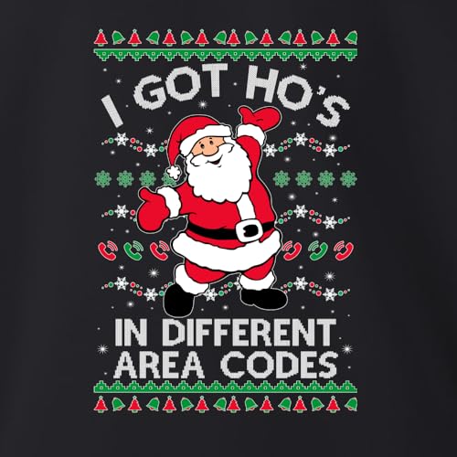 White Santa Claus I Got Ho'S In Different Area Codes Ugly Christmas Sweater 4 White Santa Claus I Got Ho’S In Different Area Codes Ugly Christmas Sweater