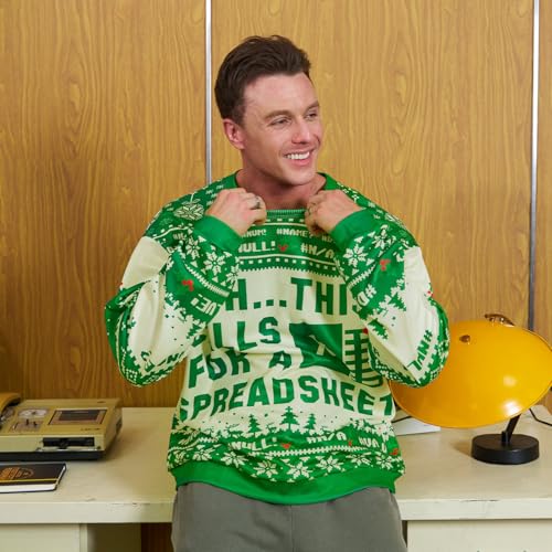 Funny Spreadsheet Ugly Christmas Knit Sweatshirt For Men Women