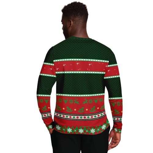 Naughty List Sweatshirt | Unisex Ugly Christmas Sweater, Xmas Sweater, Holiday Sweater, Funny Sweater, Funny Shirt - Image 3