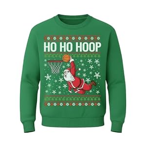 Tstars Merry Swishmas Basketball Christmas Sweatshirt