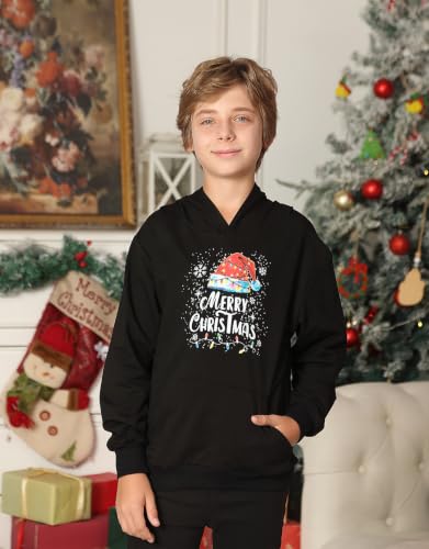 Unicomidea 7-14T Boys Christmas Sweatshirt Thanksgiving Halloween Hoodies - Image 2