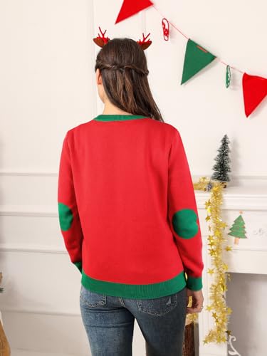 Unisex Ugly Sweater Christmas Women Men Holiday Knit Pullover Matching Ugly Christmas Sweater For Men Women Kids - Image 4
