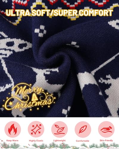 Runhit Ugly Christmas Sweater For Men Women Unisex Funny Christmas Sweaters Fun Holiday Pullovers Novelty Xmas Pullover Gift - Image 6
