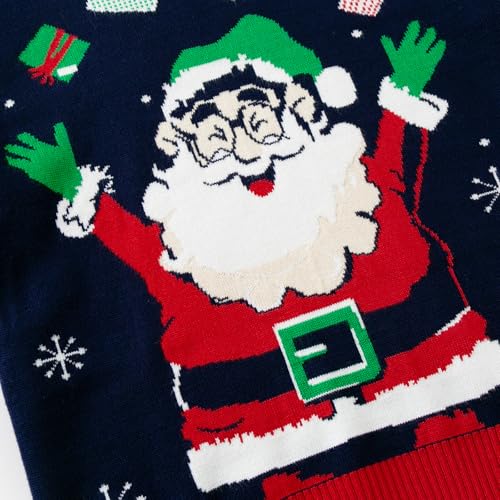 Toddler Ugly Christmas Sweater Boy Girl Funny Xmas Sweatshirt Kids Reindeer Santa Knit Pullover Holiday Tops 3-7 Years - Image 4