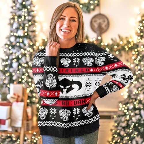 34Hd Ugly Xmas Sweater–Funny Knit Christmas Sweater For Women &Amp; Men 2025, Long Sleeve Crewneck Holiday Pullover, Unisex Gift - Image 3