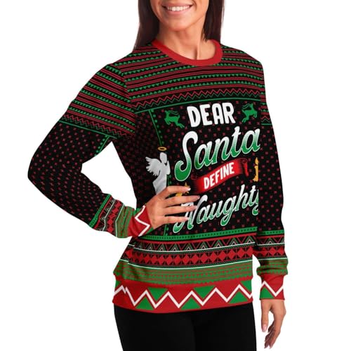 Define Naughty Sweatshirt | Unisex Ugly Christmas Sweater, Xmas Sweater, Funny Holiday Sweater, Funny Shirt - Image 6