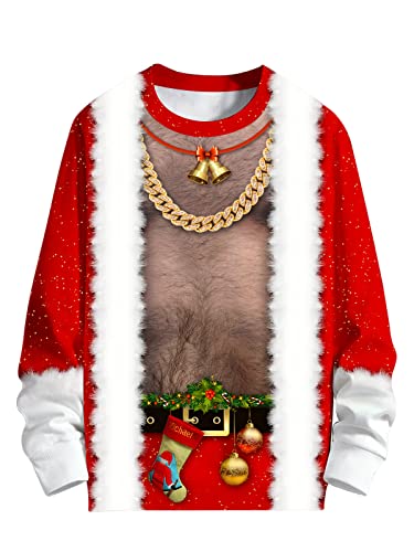Sankill Ugly Christmas Sweaters For Men Women Funny Christmas Sweater For Couples Ugly Christmas Sweatshirt
