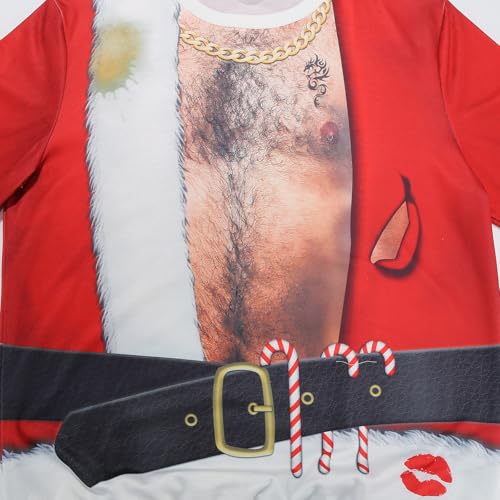 Populus Ugly Sweatshirt Costume Men Novelty 3D Long Sleeve Shirt For Party | Soft Breathable Stretch Fabric, Playful Christmas Graphic, Machine Washable, For Holiday Parties, Family Photos, And Gifts 5 Populus Ugly Sweatshirt Costume Men Novelty 3D Long Sleeve Shirt For Party | Soft Breathable Stretch Fabric, Playful Christmas Graphic, Machine Washable, For Holiday Parties, Family Photos, And Gifts - Image 5