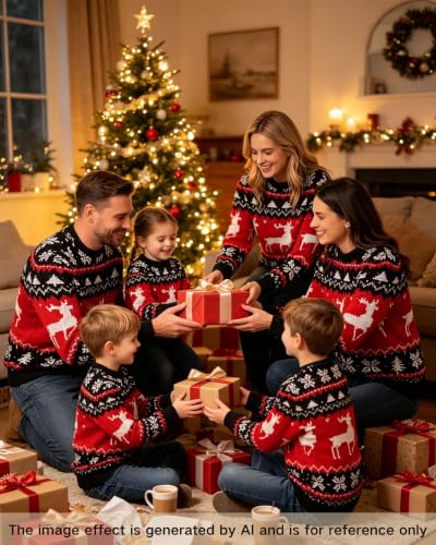 Adults Ugly Christmas Sweatshirt Crew Neck Novelty 3D Printed - Image 3