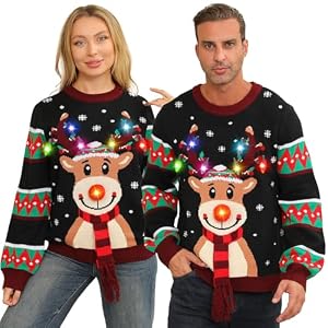 Ugly Christmas Sweater Women Men