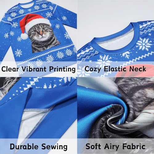 Ugly Couples Christmas Sweater Funny 3D Print - Image 5