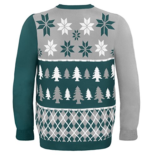 Foco Nfl Unisex-Adult Nfl Patches Ugly Sweater 3 Foco Nfl Unisex-Adult Nfl Patches Ugly Sweater - Image 3