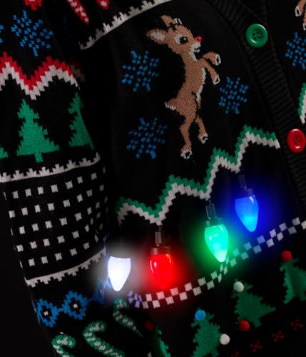 Tipsy Elves Classic Cute Cardigan Ugly Christmas Sweaters For Women With Fun Patterns And Animals 6 Tipsy Elves Classic Cute Cardigan Ugly Christmas Sweaters For Women With Fun Patterns And Animals - Image 6