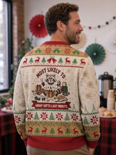 Error 404 Silent Night Not Found Gingerbread Christmas Cardigan - Image 3