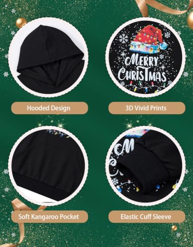 Unicomidea 7-14T Boys Christmas Sweatshirt Thanksgiving Halloween Hoodies - Image 4
