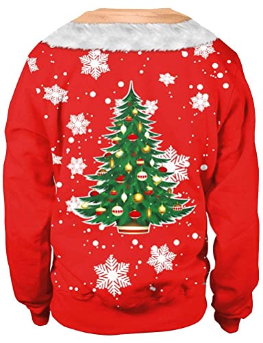 Sleity Women Christmas Ugly Funny 3D Print Sweatshirt Crew Neck Pullover | 3D Digital Printed, Sweater Shirt 2 Sleity Women Christmas Ugly Funny 3D Print Sweatshirt Crew Neck Pullover | 3D Digital Printed, Sweater Shirt - Image 2