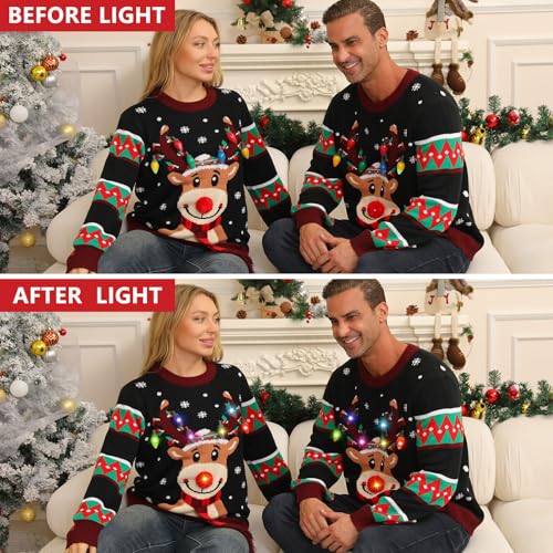 Ugly Christmas Sweater Women Men