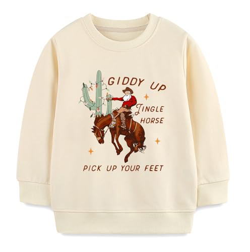 Boys Girls Christmas Sweatshirt Ugly Xmas Long Sleeve Toddler Kids Tops Truck Elk Pullover For 2-7 Years