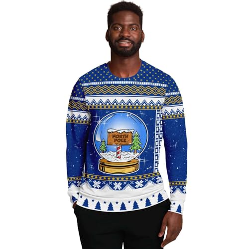 Snow Globe Sweatshirt | Unisex Ugly Christmas Sweater, Xmas Sweater, Holiday Sweater, Funny Sweater, Funny Shirt - Image 2