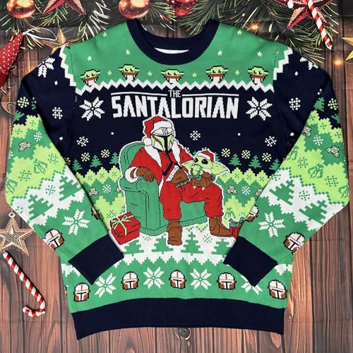 Leg Lamp Christmas Sweater Women - Star Santalorian Ugly Sweaters Men - National Snarky Xmas Sweater - Image 2