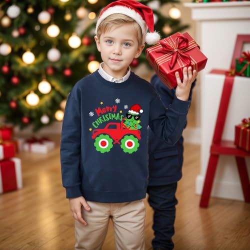 Boys Girls Christmas Sweatshirt Toddler Kids Ugly Xmas Sweater Style Santa Shirt Tops Clothes 1-7 Years - Image 5