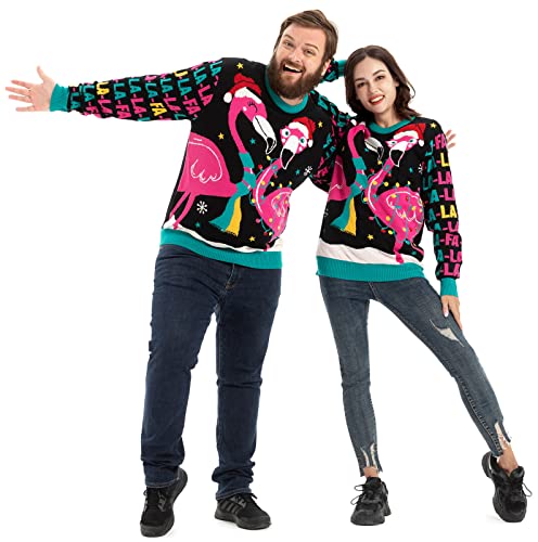 Light Up Ugly Christmas Sweater For Men,Led Funny Xmas Pullover For Party - Image 4
