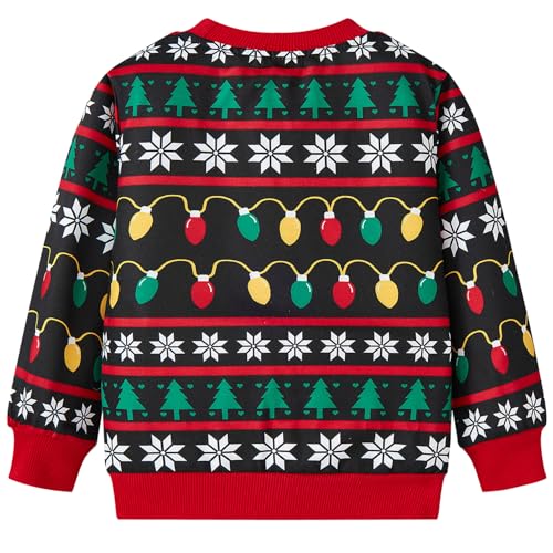 Toddler Boys Girls Christmas Sweatshirt Long Sleeve Baby Santa Claus Sweaters Xmas Winter Clothes 2-7T - Image 3