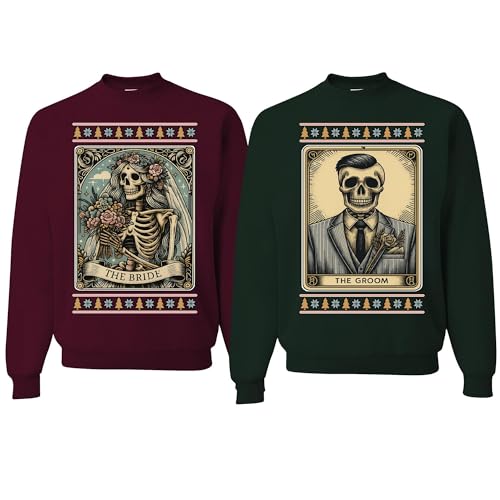 Wild Custom Apparel Funny Ugly Couples Matching His Her Christmas Party Crewneck Sweater Sweatshirt 1 Wild Custom Apparel Funny Ugly Couples Matching His Her Christmas Party Crewneck Sweater Sweatshirt