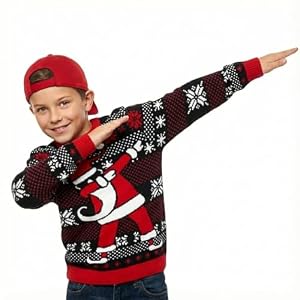 Tstars Dino Gamer Christmas Sweatshirt For Kids